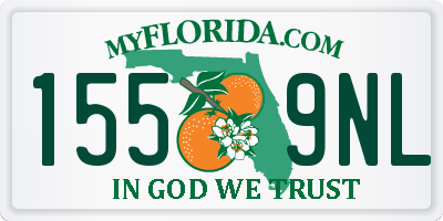 FL license plate 1559NL