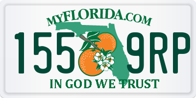 FL license plate 1559RP