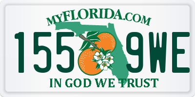 FL license plate 1559WE