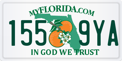 FL license plate 1559YA
