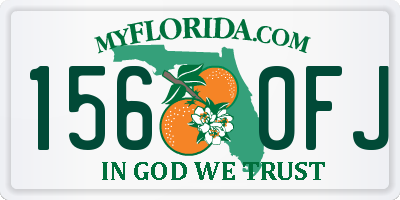 FL license plate 1560FJ