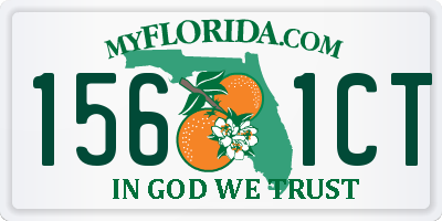 FL license plate 1561CT