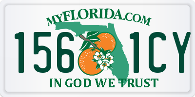 FL license plate 1561CY