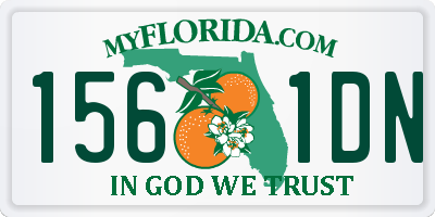 FL license plate 1561DN