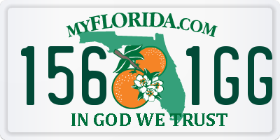 FL license plate 1561GG