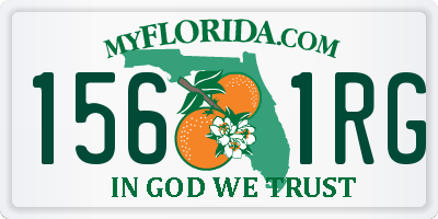 FL license plate 1561RG