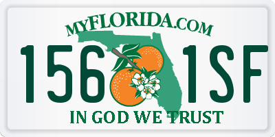 FL license plate 1561SF