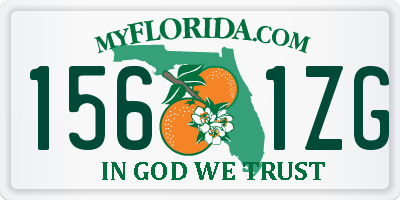 FL license plate 1561ZG