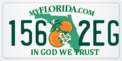FL license plate 1562EG