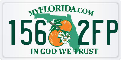 FL license plate 1562FP