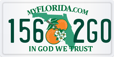 FL license plate 1562GO