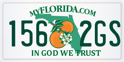 FL license plate 1562GS