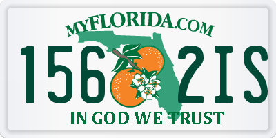 FL license plate 1562IS