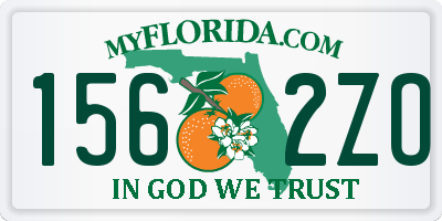 FL license plate 1562ZO