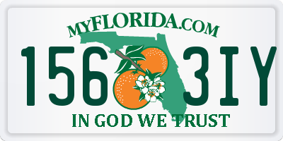 FL license plate 1563IY