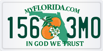 FL license plate 1563MO