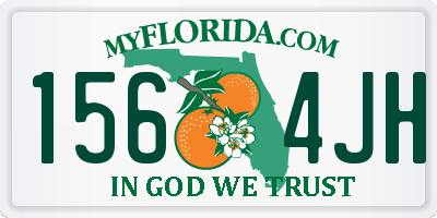 FL license plate 1564JH