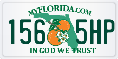 FL license plate 1565HP