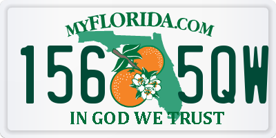 FL license plate 1565QW