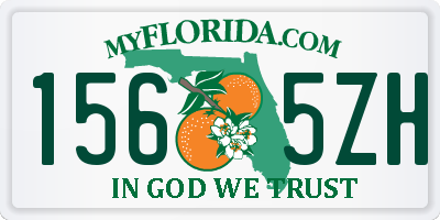 FL license plate 1565ZH