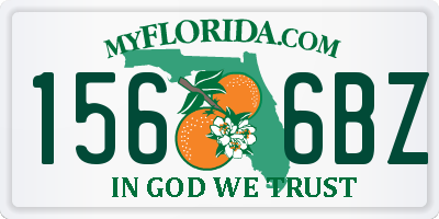 FL license plate 1566BZ
