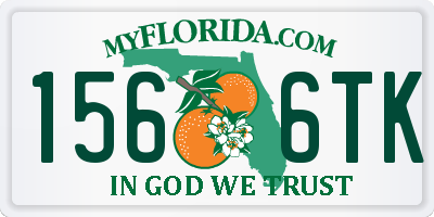 FL license plate 1566TK
