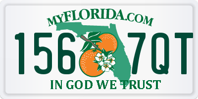FL license plate 1567QT