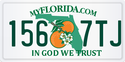 FL license plate 1567TJ
