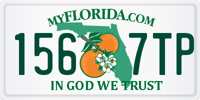 FL license plate 1567TP