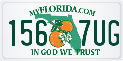 FL license plate 1567UG