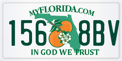 FL license plate 1568BV