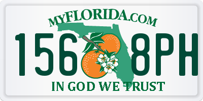 FL license plate 1568PH