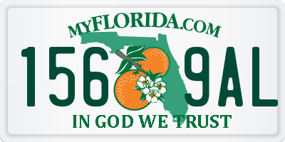 FL license plate 1569AL