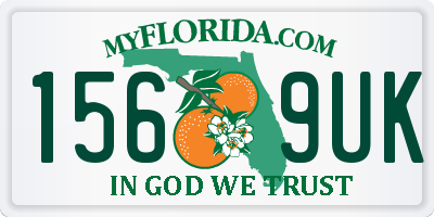 FL license plate 1569UK