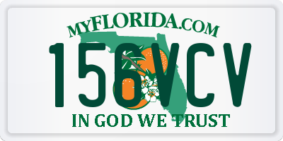 FL license plate 156VCV