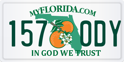 FL license plate 1570DY
