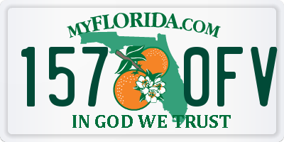 FL license plate 1570FV