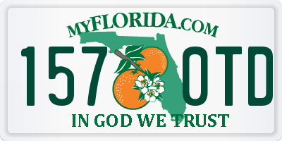 FL license plate 1570TD