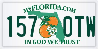 FL license plate 1570TW