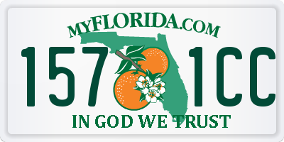 FL license plate 1571CC
