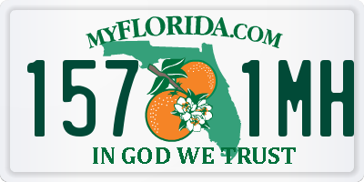 FL license plate 1571MH