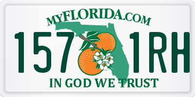 FL license plate 1571RH