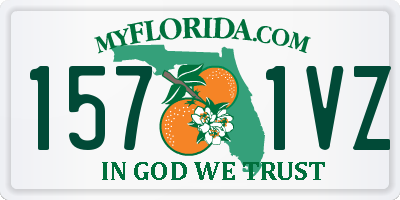 FL license plate 1571VZ