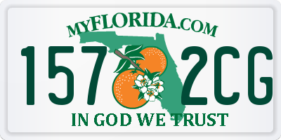 FL license plate 1572CG