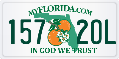FL license plate 1572OL