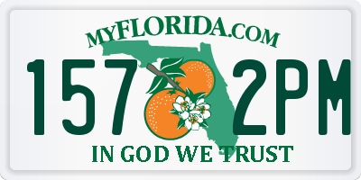 FL license plate 1572PM