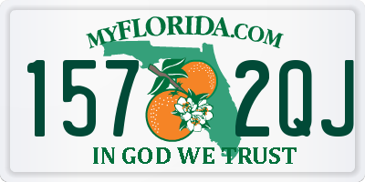 FL license plate 1572QJ