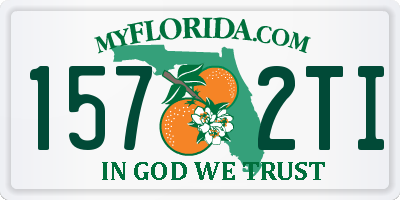 FL license plate 1572TI