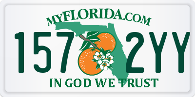 FL license plate 1572YY