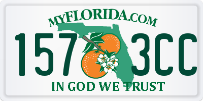FL license plate 1573CC
